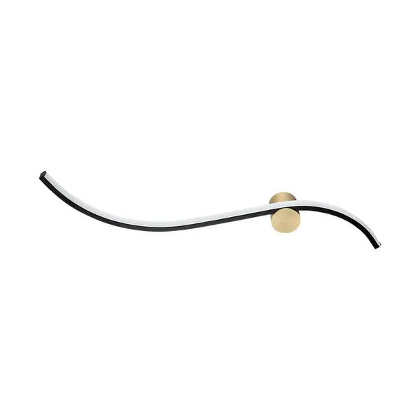Aplica de perete BELVARIO - Negru/Gold / 65cm