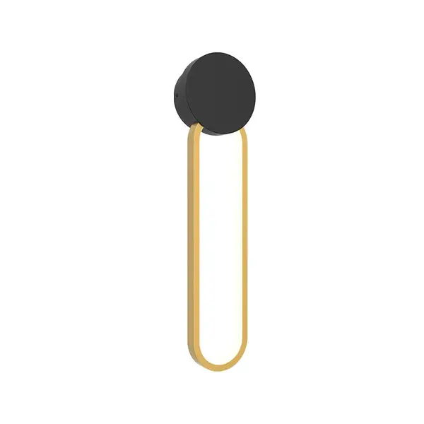 Aplica de perete CAROS 48 CM - Negru