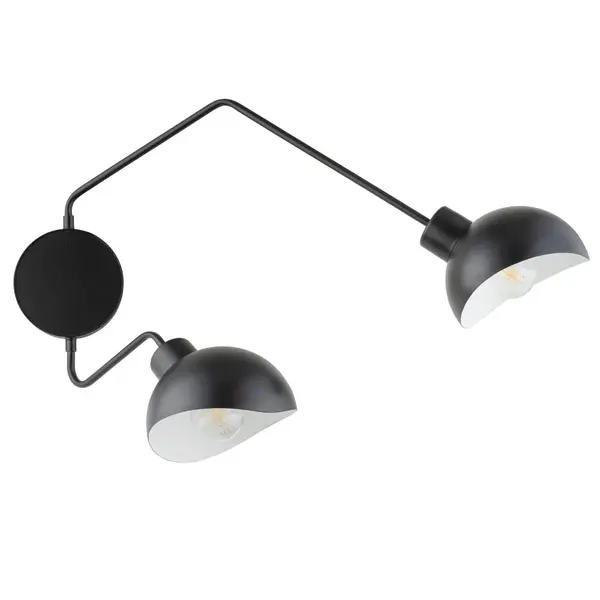 Aplica de perete CLARISA L2 negru - PROMO STOC - Negru