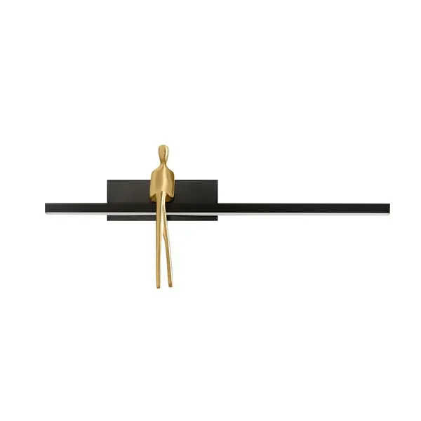 Aplica de perete dimabila ROISE - Negru/Gold