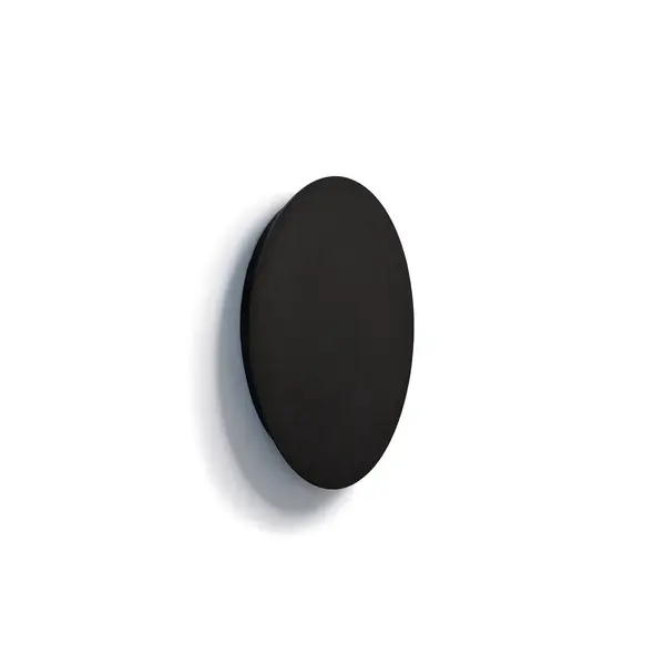 Aplica de perete FAZURA - Negru / Ø15 cm