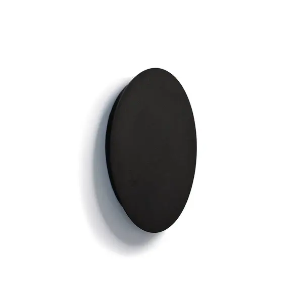 Aplica de perete FAZURA - Negru / Ø25 cm