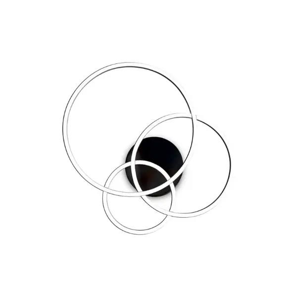 Aplica de perete FRAME - Negru