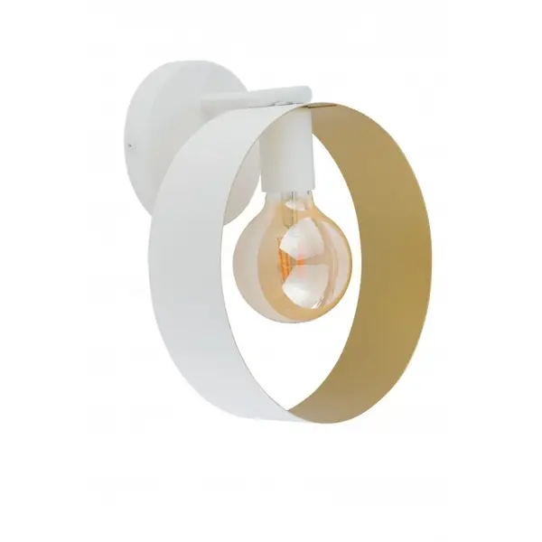 Aplică de perete HAPPIER - Alb/Gold