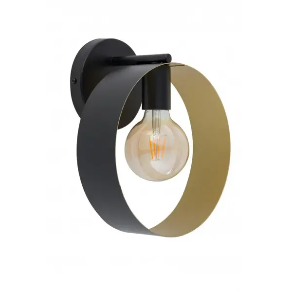 Aplică de perete HAPPIER - Negru/Gold
