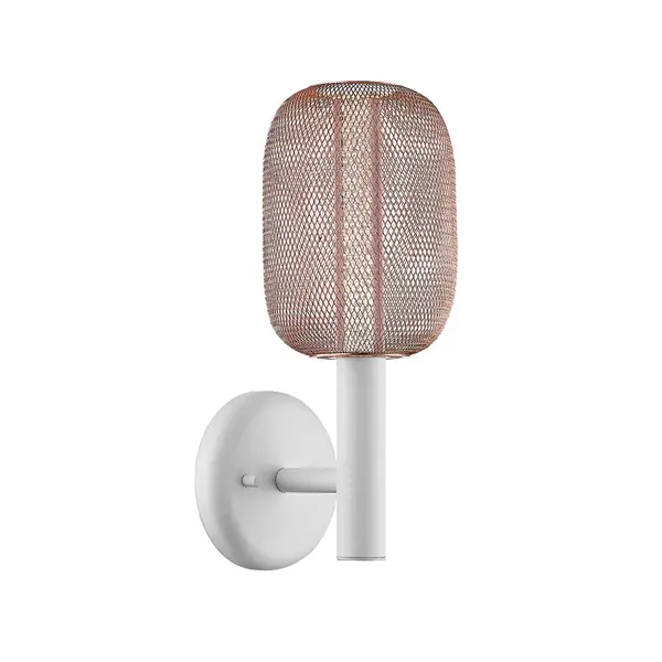Aplica de perete HOLD AP1 alb & rose gold - Default Title