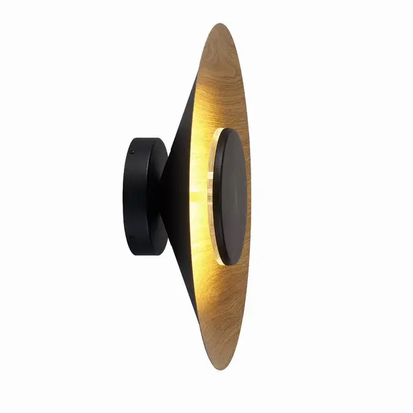 Aplica de perete MAKANI 40 WOOD - Ø 40cm / Lemn