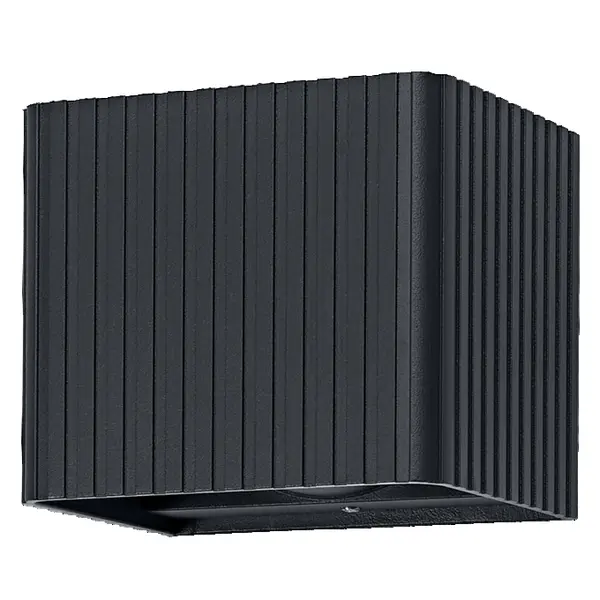 Aplica de perete Osram – Striped Cube, 15W, IP65, gri închis