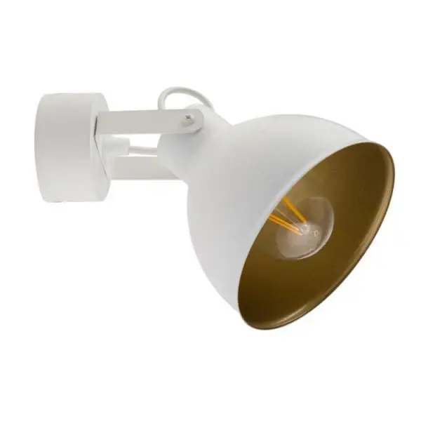 Aplica de perete RAYLY 1L - Alb/Gold