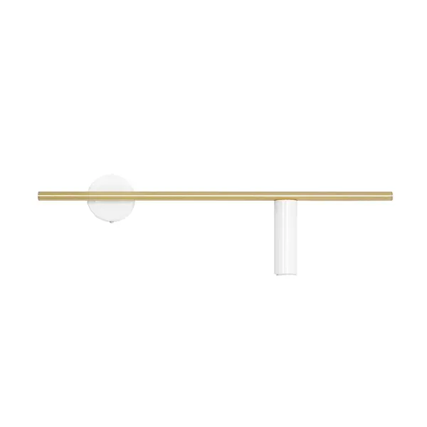 Aplica de perete VERAN 1 RIGHT - Alb/Bronz