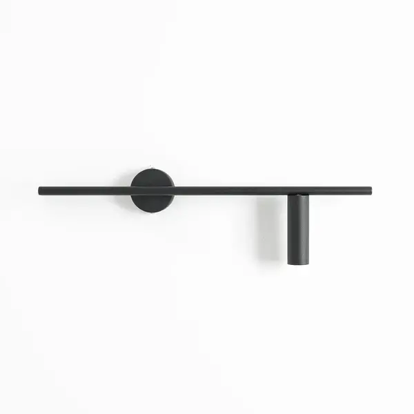 Aplica de perete VERAN 1 RIGHT - Negru