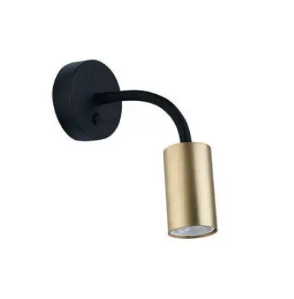 Aplica de perete VISBY - Negru/Gold
