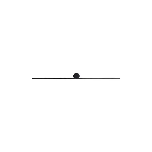 Aplica de perete ZABER BLACK - 91cm