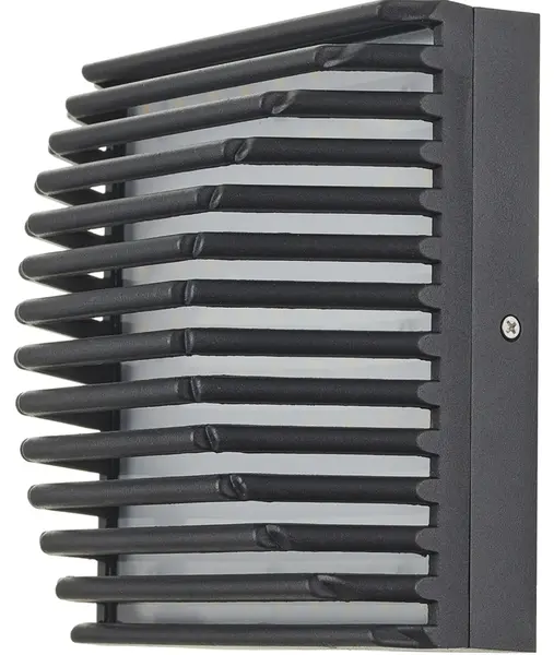 Aplica LED exterior Elbulgaria - Eric, 18W, IP44, 4000K, negru