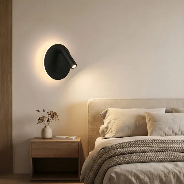 Aplica led neagra cu spot 10W/430LM/ - 140mm - Default Title