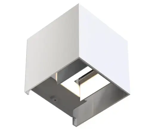 Aplica LED Smart Hama 176564, 10 cm, IP44, 350 lm, 6W, Clasa G (Alb)