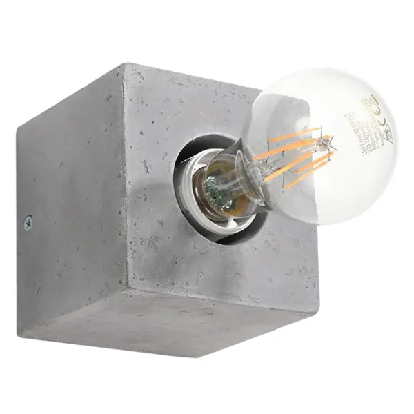Aplica perete Ariz din beton Gri 10x10x10 cm