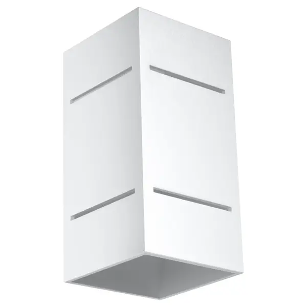 Aplica perete Blocco Alb 10x12x20 cm