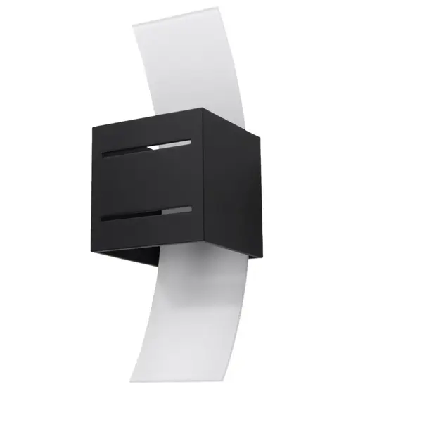 Aplica perete Loreto Negru 10x12x30 cm