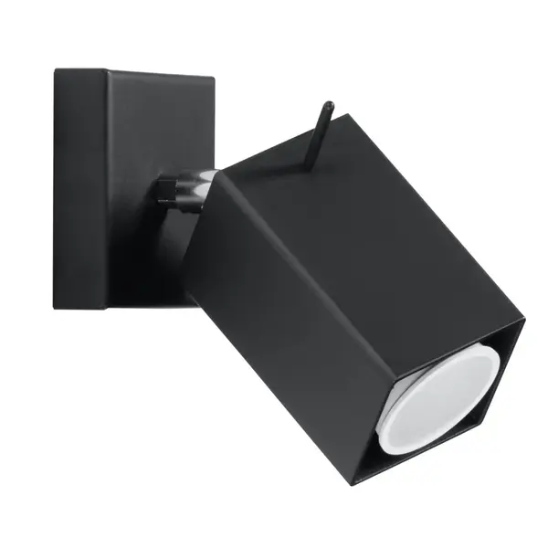 Aplica perete Merida Negru 8x16x8 cm