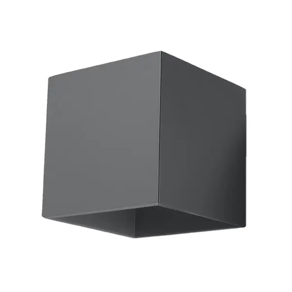 Aplica perete Quad Antracit 10x12x10 cm