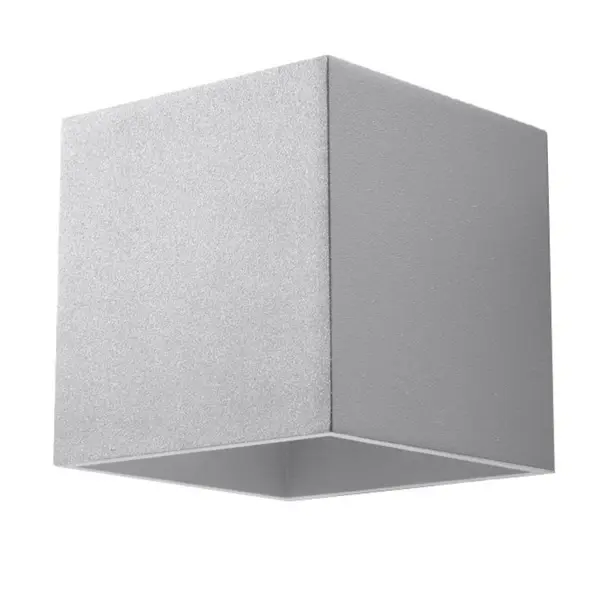 Aplica perete Quad Gri 10x12x10 cm
