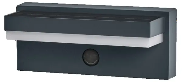 Aplică solară pentru fațadă Osram - Endura Style, 2.5W, IP54, gri închis