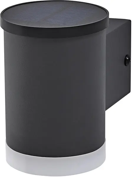 Aplică solară pentru fațadă Osram - Endura Style, Oxford, 0.5W, IP44, gri închis