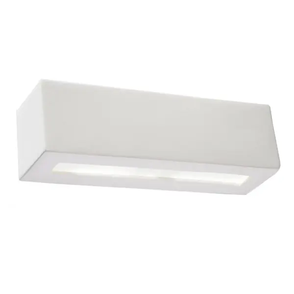 Aplica Vega din ceramica Alb 32.5x9.5x9.5 cm