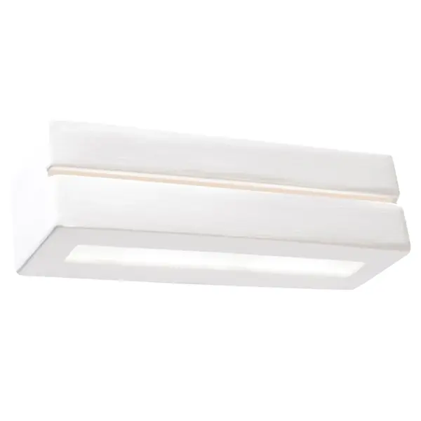 Aplica Vega Line din ceramica Alb 32.5x9.5x9.5 cm