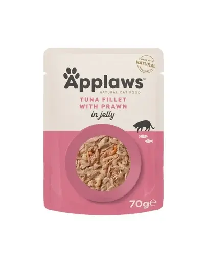 APPLAWS Cat Adult Pouch Tuna with Prawn in Jelly ton și crevete în aspic 70 g