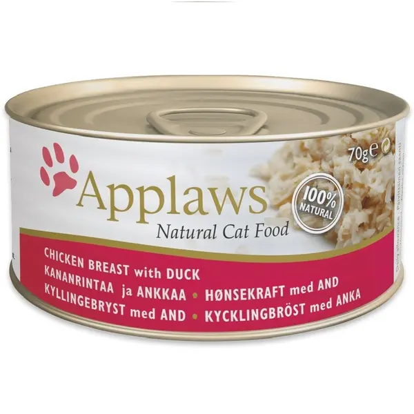Applaws Cat Conserva Piept Pui si Rata 70 g