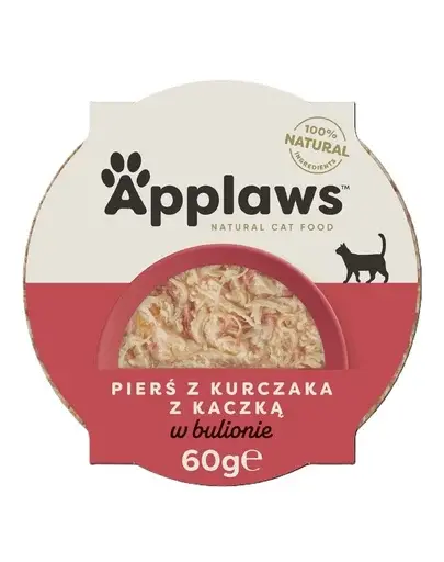 APPLAWS pentru pisici 60 g pui cu rață