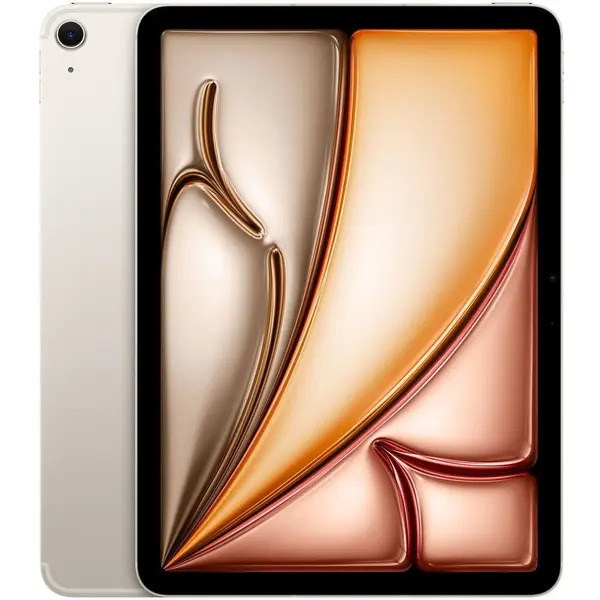 Apple Apple iPad Air 11, M4, 1TB, Wi-Fi + Cellular, Starlight (Auriu)