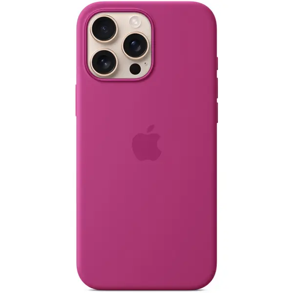 Apple Apple iPhone 16 Pro Max Silicone Case with MagSafe - Fuchsia (Seasonal)