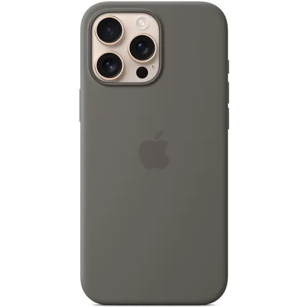 Apple Apple iPhone 16 Pro Max Silicone Case with MagSafe - Stone Gray