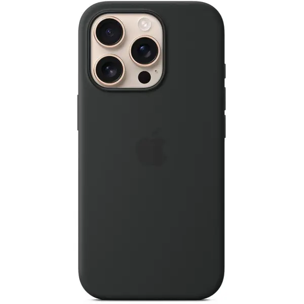 Apple Apple iPhone 16 Pro Silicone Case with MagSafe - Black