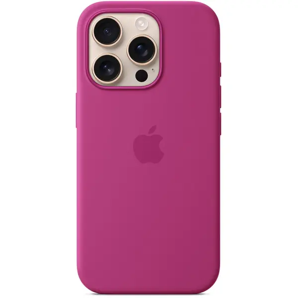 Apple Apple iPhone 16 Pro Silicone Case with MagSafe - Fuchsia (Seasonal)