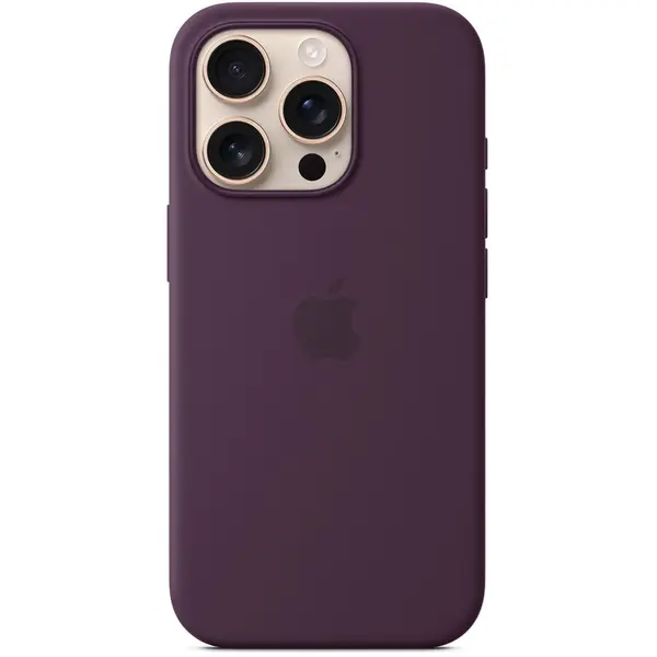Apple Apple iPhone 16 Pro Silicone Case with MagSafe - Plum