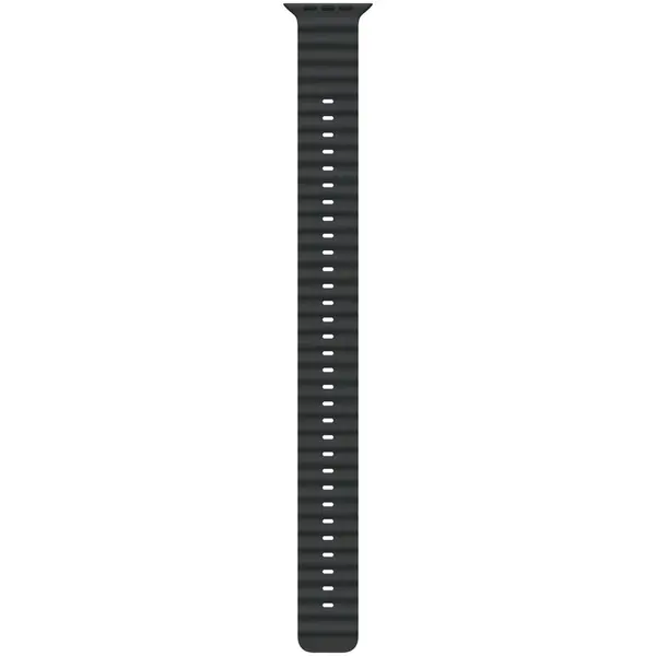Apple Apple Watch 49mm Band: Black Ocean Band Extension - Black Titanium Finish