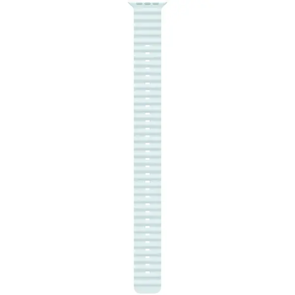 Apple Apple Watch 49mm Band: Ice Blue Ocean Band Extension - Black Titanium Finish