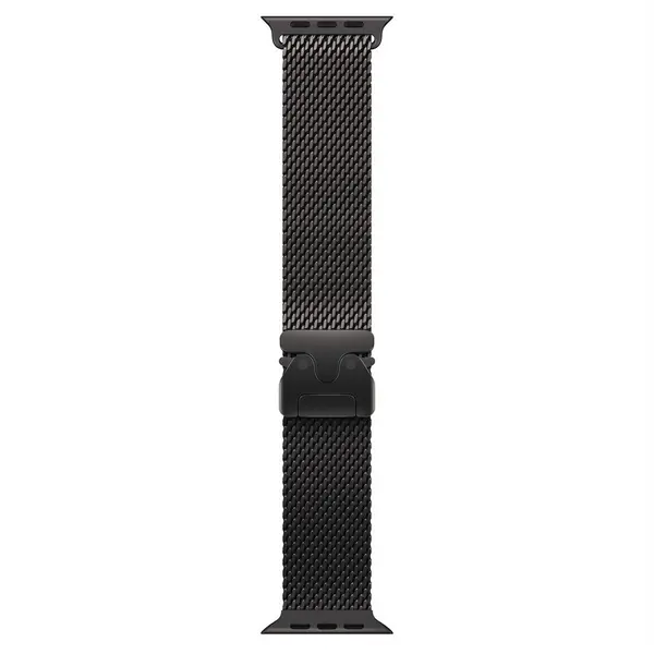 Apple Apple Watch 49mm Loop: Black Titanium Milanese Loop - Medium