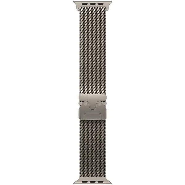 Apple Apple Watch 49mm Loop: Natural Titanium Milanese Loop - Large