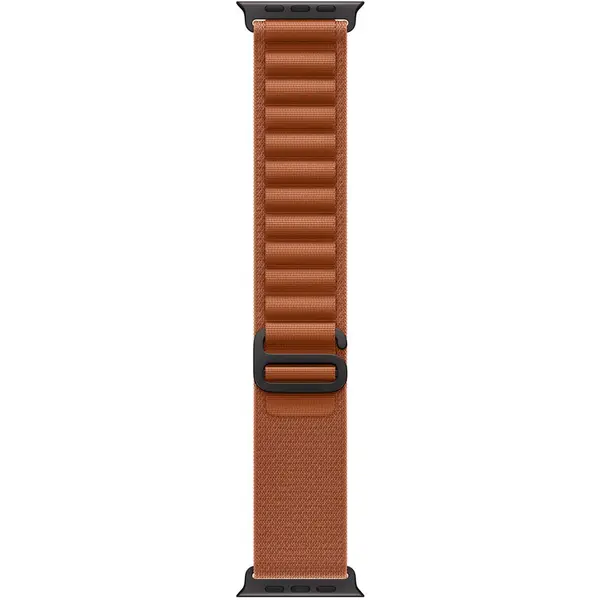 Apple Apple Watch 49mm Loop: Terra Cotta Alpine Loop - Medium - Black Titanium Finish