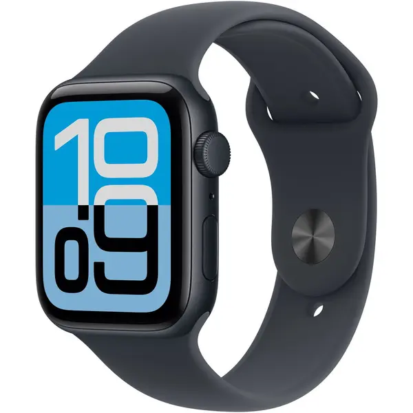 Apple Apple Watch SE (2025), GPS, Carcasa Midnight Aluminium 40mm, Midnight Sport Band - S/M