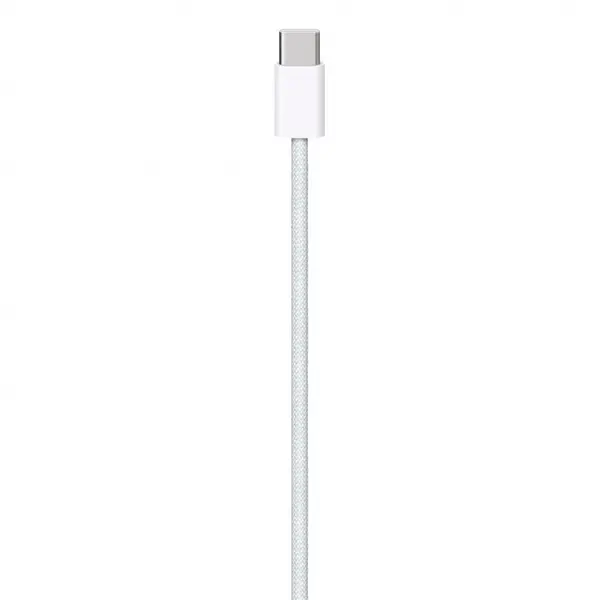 Apple Cablu de date Apple USB-C Woven Charge Cable (1m), Alb