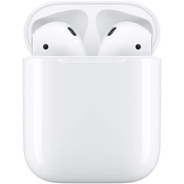Apple Casti Apple AirPods 2, microfon, in ear, True Wireless, Alb