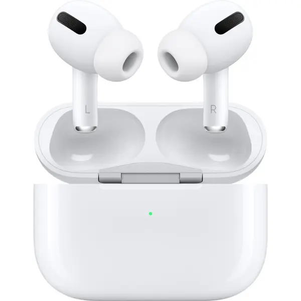 Apple Casti True Wireless Apple AirPods Pro + Magsafe Case, Bluetooth, In-ear, Noise Cancellation, incarcare Wireless Alb