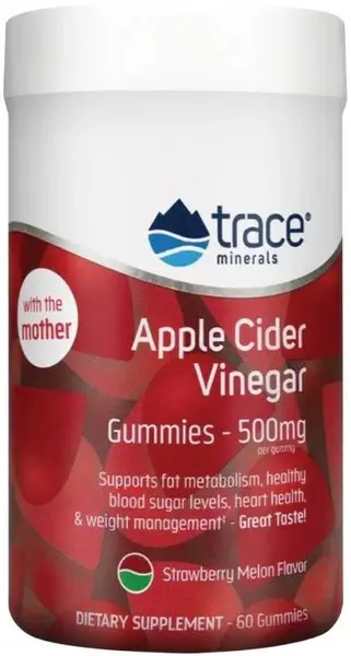Apple Cider Vinegar, 60 comprimate masticabile, Trace Minerals