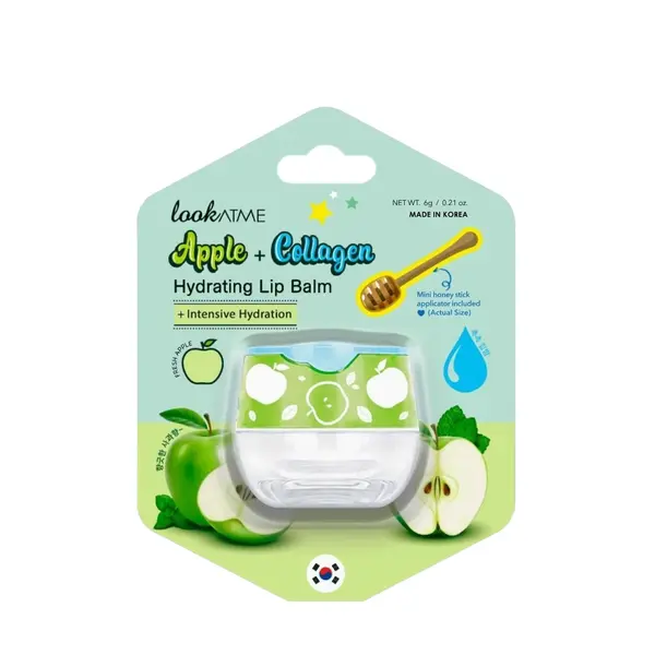 Apple + collagen hydrating lip balm 6 gr